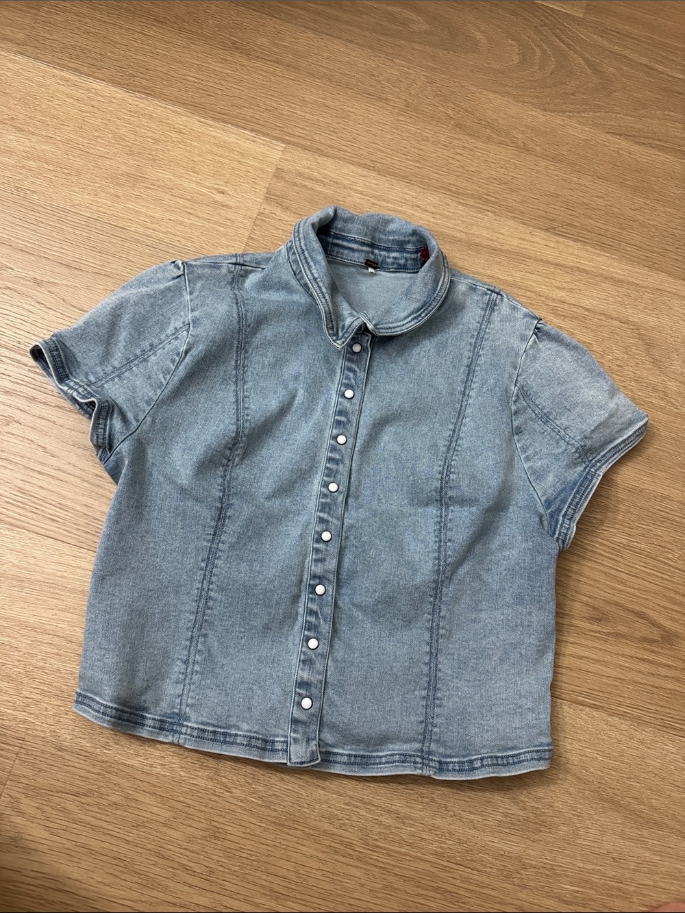 Free people denim top